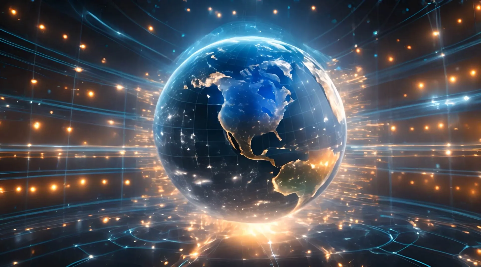 Digital Global Network Technology Stock Video